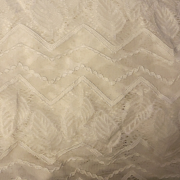 Hotouch White Leafy Lace Swimsuit Cover-up Size M - Picture 6 of 7